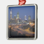 Perth, Australien. Aussicht auf die Innenstadt von Silbernes Ornament (Links)