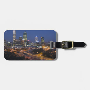 Perth, Australien. Blick auf die Innenstadt von Pe Gepäckanhänger