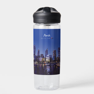 Perth, Australien - Stadt-Silhouette Nacht CamelBa Trinkflasche
