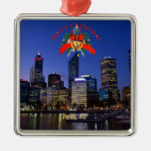 Perth, Australien Stadtbild Foto Ornament Aus Metall (Vorne)