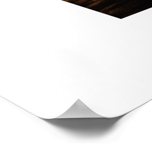 Perth CBD by Night Poster (Ecke)