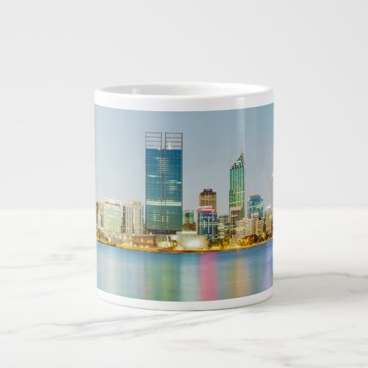 Perth CBD von Mill Point Perth Western Australien Jumbo-Tasse (Vorderseite)