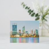 Perth CBD von Mill Point Perth Western Australien Postkarte (Stehend Vorderseite)
