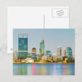 Perth CBD von Mill Point Perth Western Australien Postkarte (Vorne/Hinten)