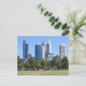 Perth City Gebäude Postkarte (Stehend Vorderseite)