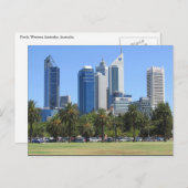 Perth City Gebäude Postkarte (Vorne/Hinten)