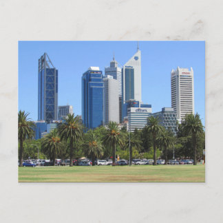 Perth City Gebäude Postkarte