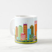 PERTH City Illustration Kaffeetasse (Vorderseite Links)