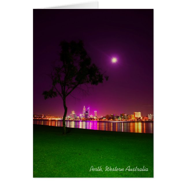 Perth City Lights vom South Perth Foreshore (Vorne)