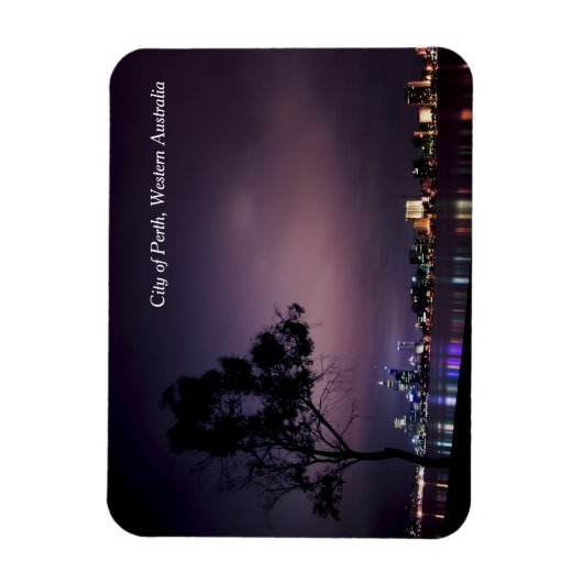 Perth City Lights von South Perth Foreshore Magnet (Vertikal)