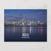 Perth City Skyline Postkarte (Vorderseite)
