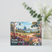 Perth King's Park Australien Postkarte (Stehend Vorderseite)