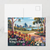 Perth King's Park Australien Postkarte (Vorne/Hinten)