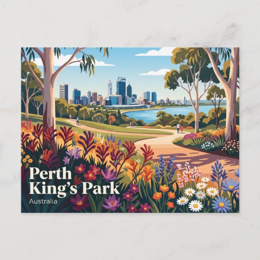 Perth King's Park Australien Postkarte (Vorderseite)