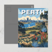 Perth King's Park Travel Postkarte (Vorne/Hinten)