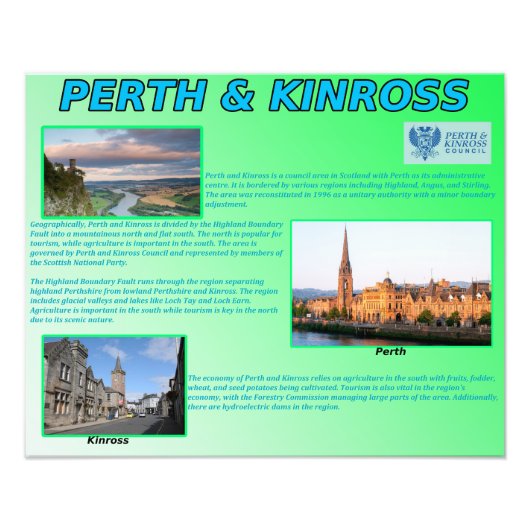 Perth & Kinross Fotodruck (Vorne)