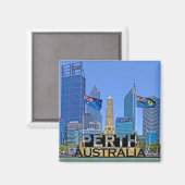 Perth Magnet (Vorderseite/Rückseite)