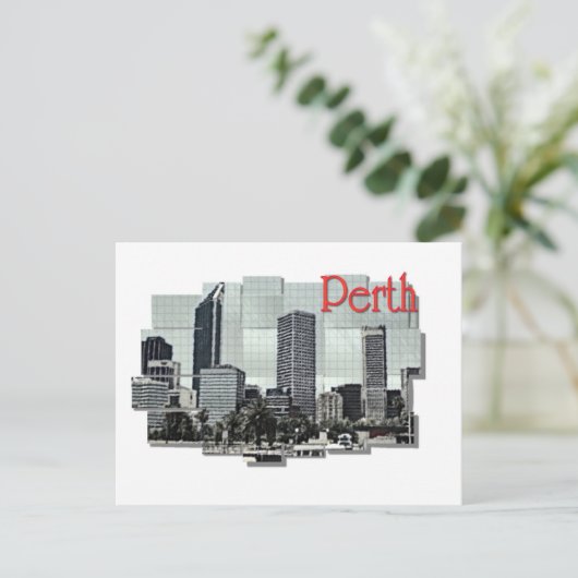 Perth Postkarte (Stehend Vorderseite)
