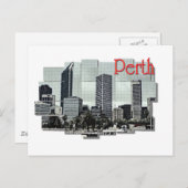 Perth Postkarte (Vorne/Hinten)