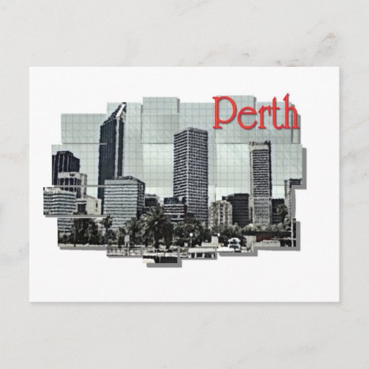 Perth Postkarte (Vorderseite)