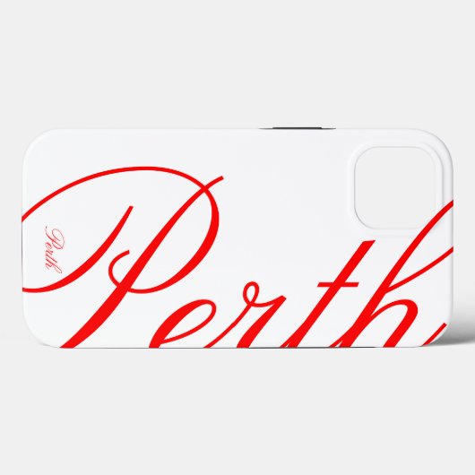 Perth - schöner iPhone Case (Rückseite (Horizontal))