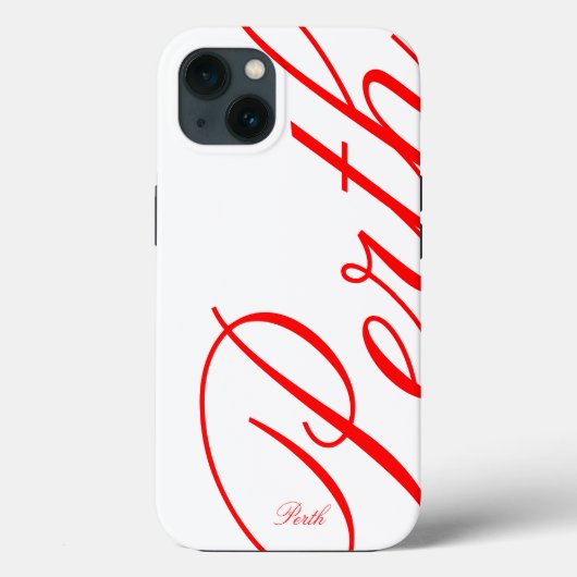 Perth - schöner iPhone Case (Rückseite)