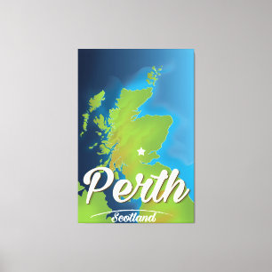Perth Schottland Reiseposter Leinwanddruck