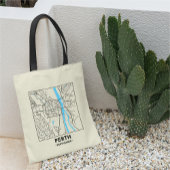 Perth, Schottland Stadtplan-Tasche Tragetasche
