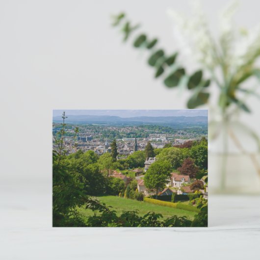 Perth Scotland Cityscape View Postcard Postkarte (Stehend Vorderseite)