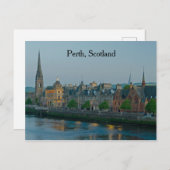 Perth Scotland Night Scene Postcard Postkarte (Vorne/Hinten)