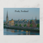 Perth Scotland Night Scene Postcard Postkarte (Vorderseite)