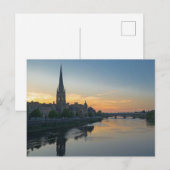Perth Scotland Sunset Postcard Postkarte (Vorne/Hinten)