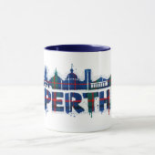 Perth Scotland Tartan Mug Scottish  Tasse (Zentrum)