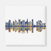 Perth Skyline Magnet (Vorne)