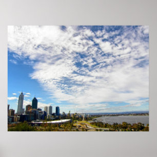 Perth Sonntag im August Druck Poster