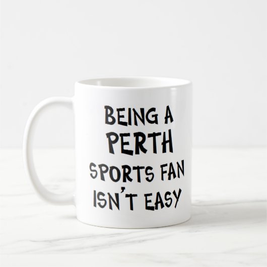 Perth-Sportfan, der ist Kaffeetasse (Links)