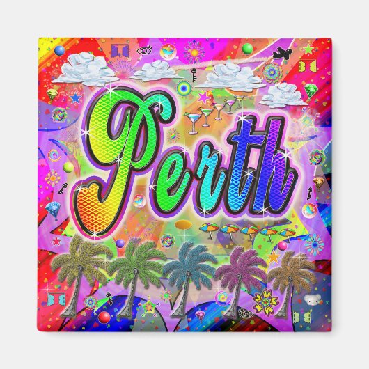 Perth Vista Express Magnet (Vorne)