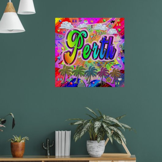 Perth Vista Express Poster (Wohnzimmer 1)