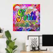 Perth Vista Express Poster (Heimbüro)