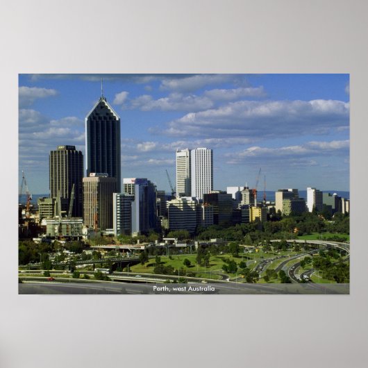 Perth, Westaustralien Poster (Vorne)