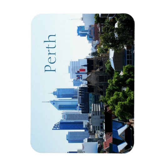 Perth, Westaustralien, Skyline Magnet (Vertikal)