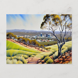 Perth Western Australia Hills Feiertagspostkarte
