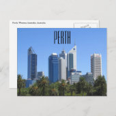 Perth Western australia Postkarte (Vorne/Hinten)