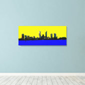 Perth Western Australia Skyline Leinwand Art Print (Insitu (Holzboden))