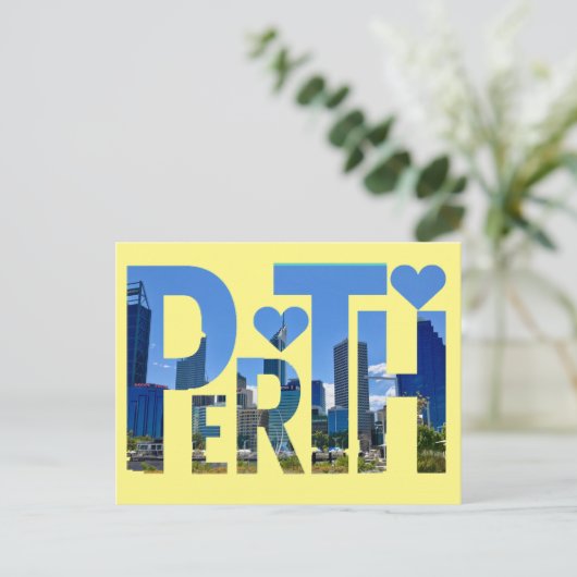 Perth, Western Australien Postkarte (Stehend Vorderseite)