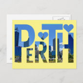 Perth, Western Australien Postkarte (Vorne/Hinten)