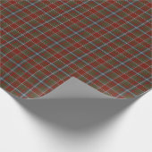 Perthshire Scotland Weathered Tartan Geschenkpapier (Ecke)