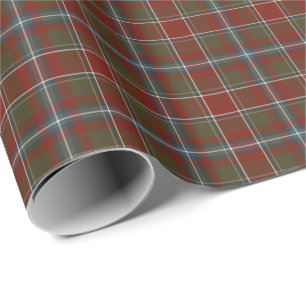 Perthshire Scotland Weathered Tartan Geschenkpapier