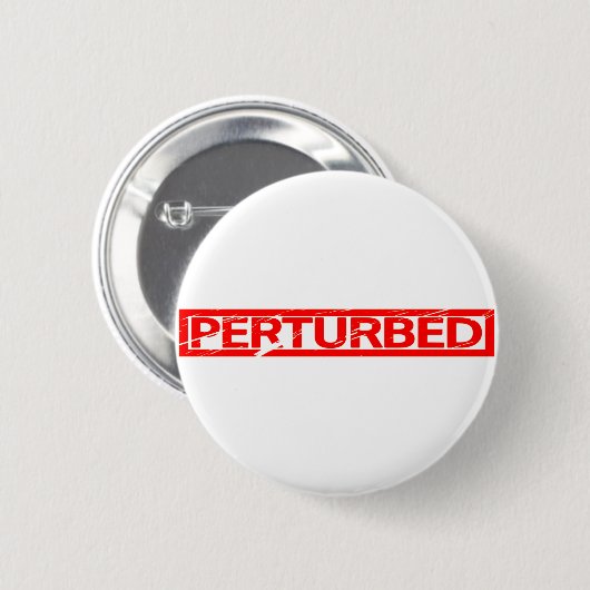 Perturated-Briefmarke Button (Vorne & Hinten)