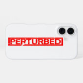 Perturated-Briefmarke iPhone 16 Hülle (Rückseite (Horizontal))